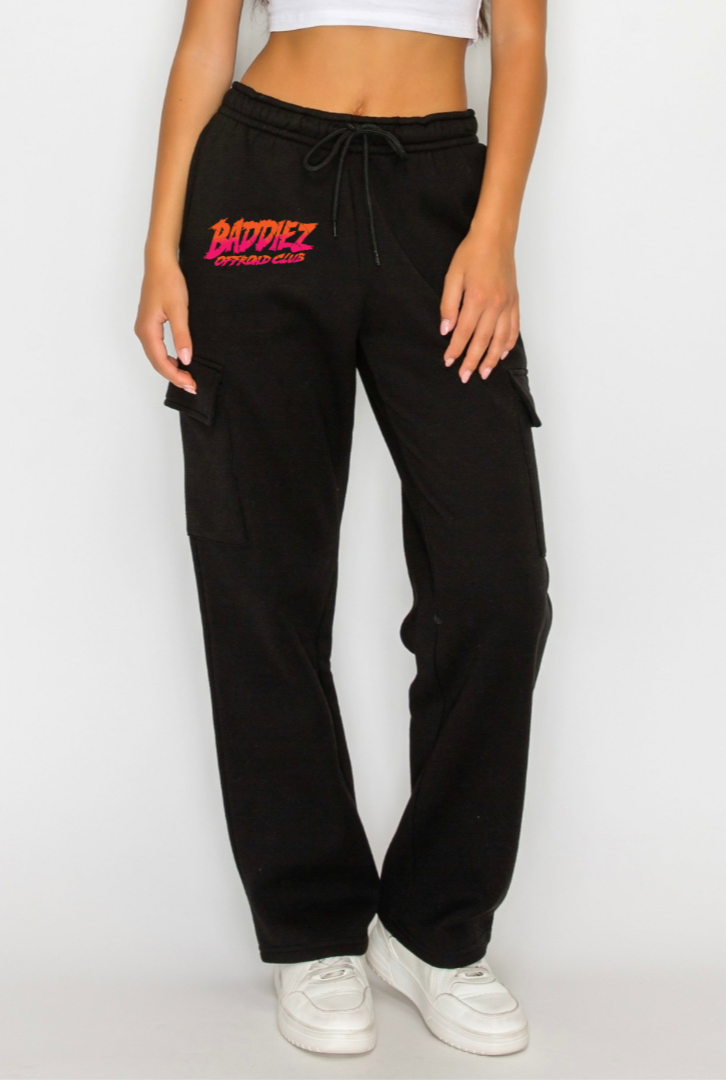 Baddiez Offroad Club Straight Leg Cargos