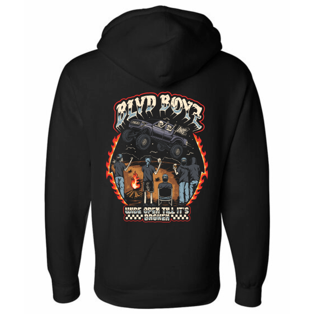 BLVD BOYZ Wide Open Hoodie