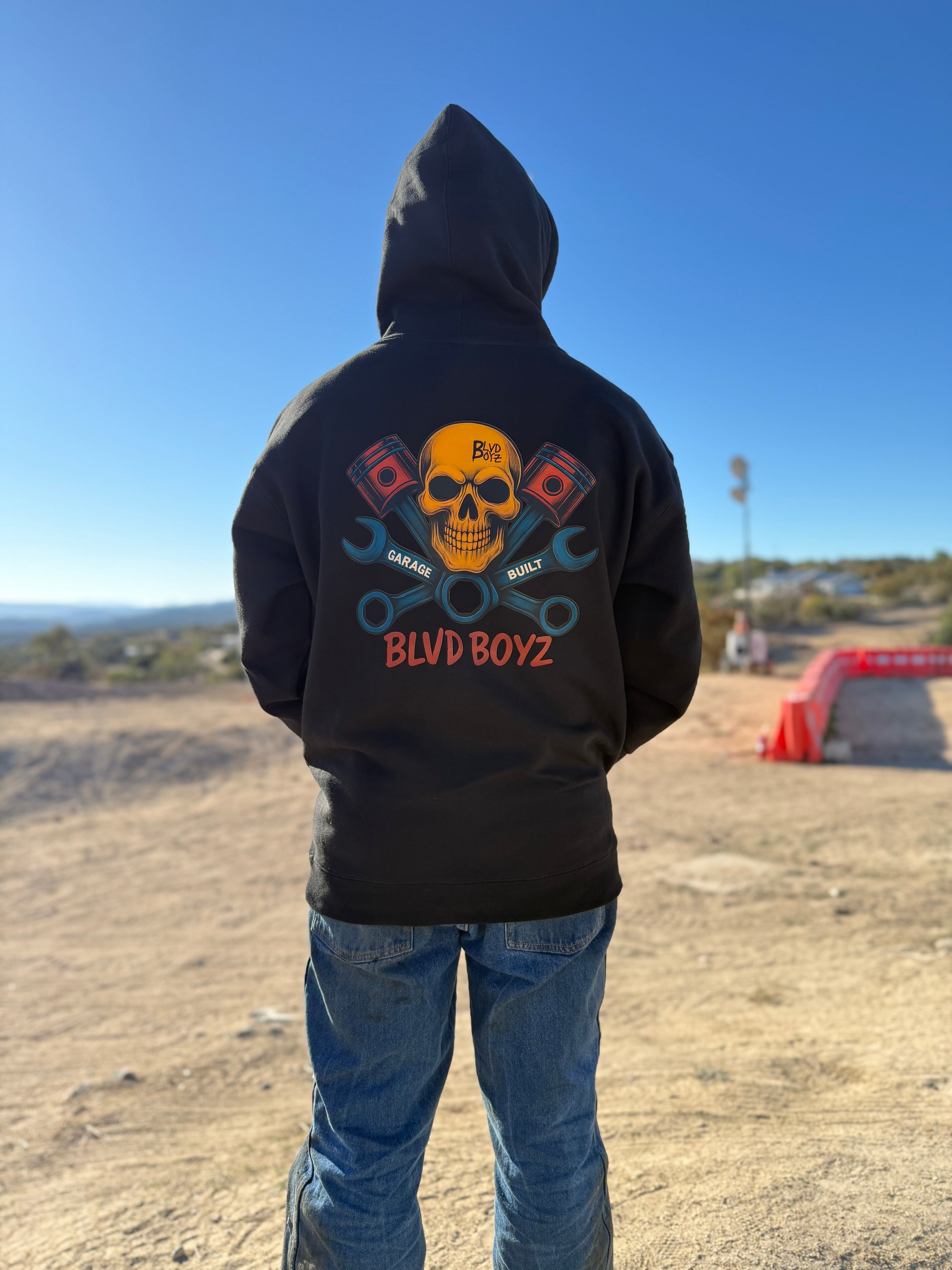 BLVD BOYZ Skull Hoodie