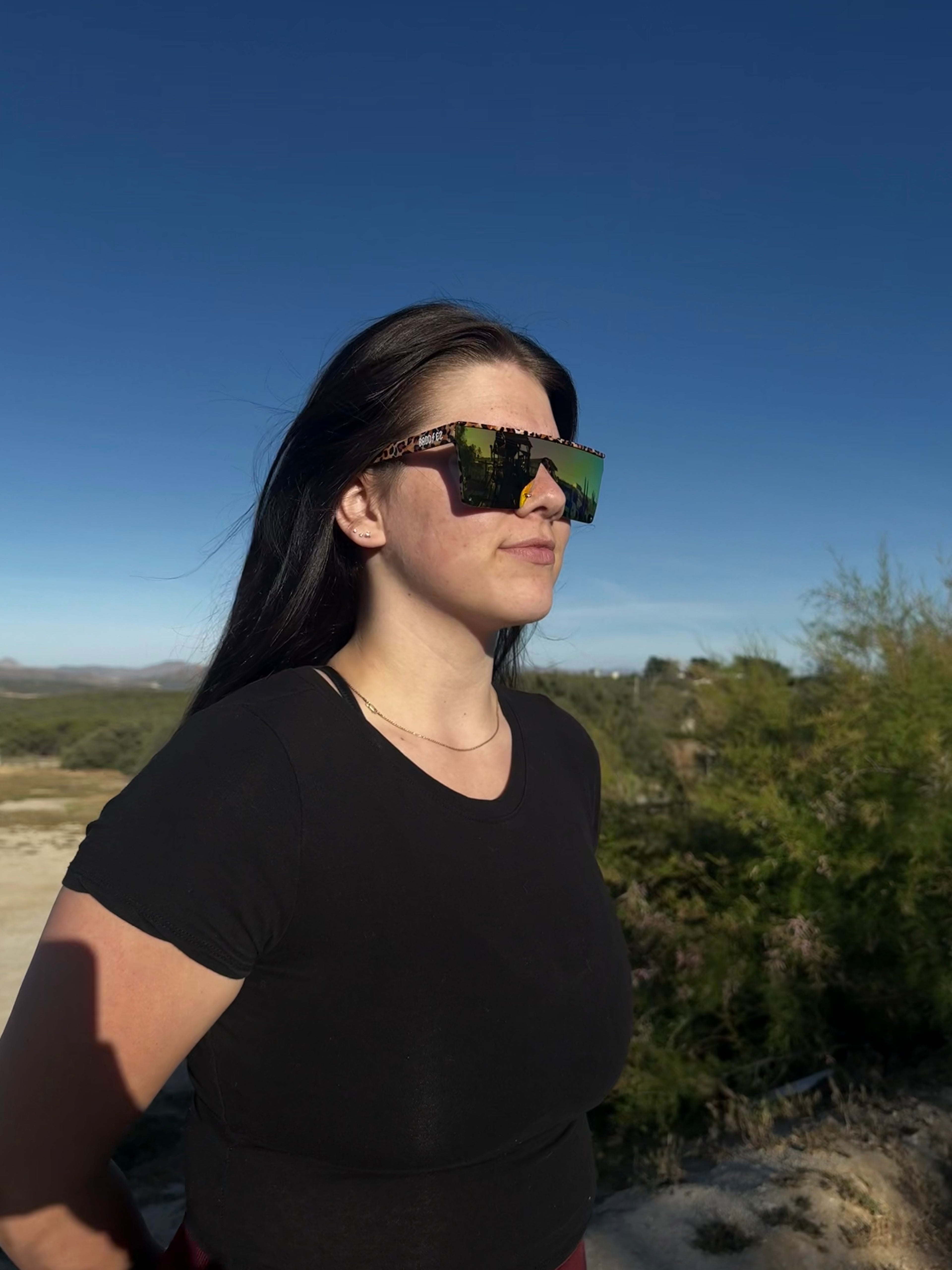 Baddiez Cheetah Sunglasses