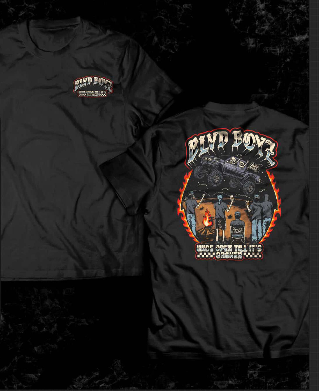 BLVD BOYZ Wide Open Tee