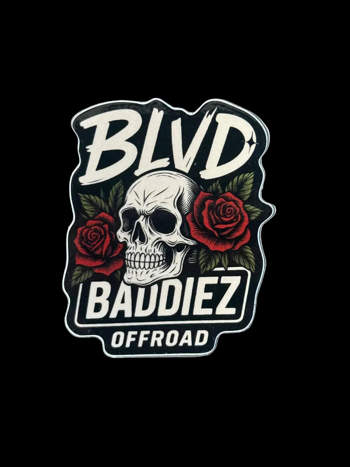 BADDIEZ Skull Sticker