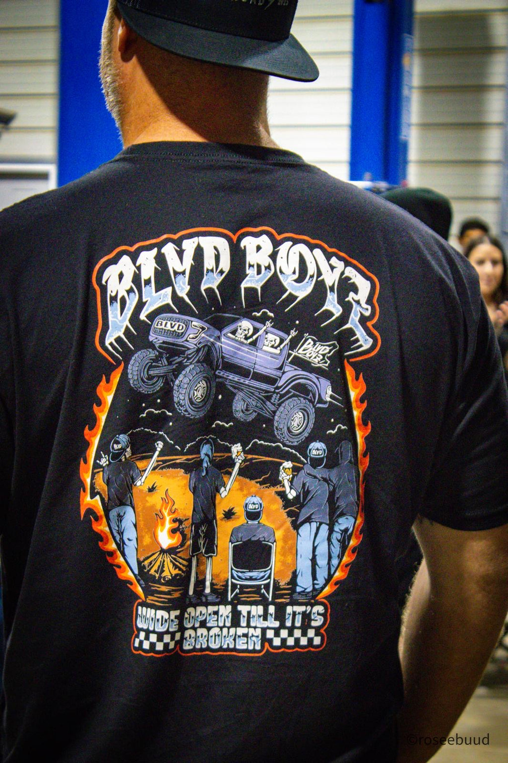 BLVD BOYZ Wide Open Tee