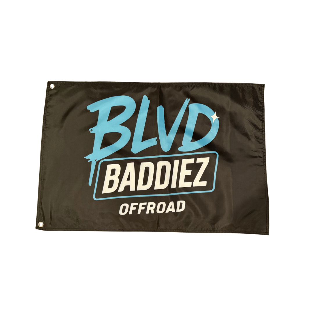 BLVD BADDIEZ Logo Flag
