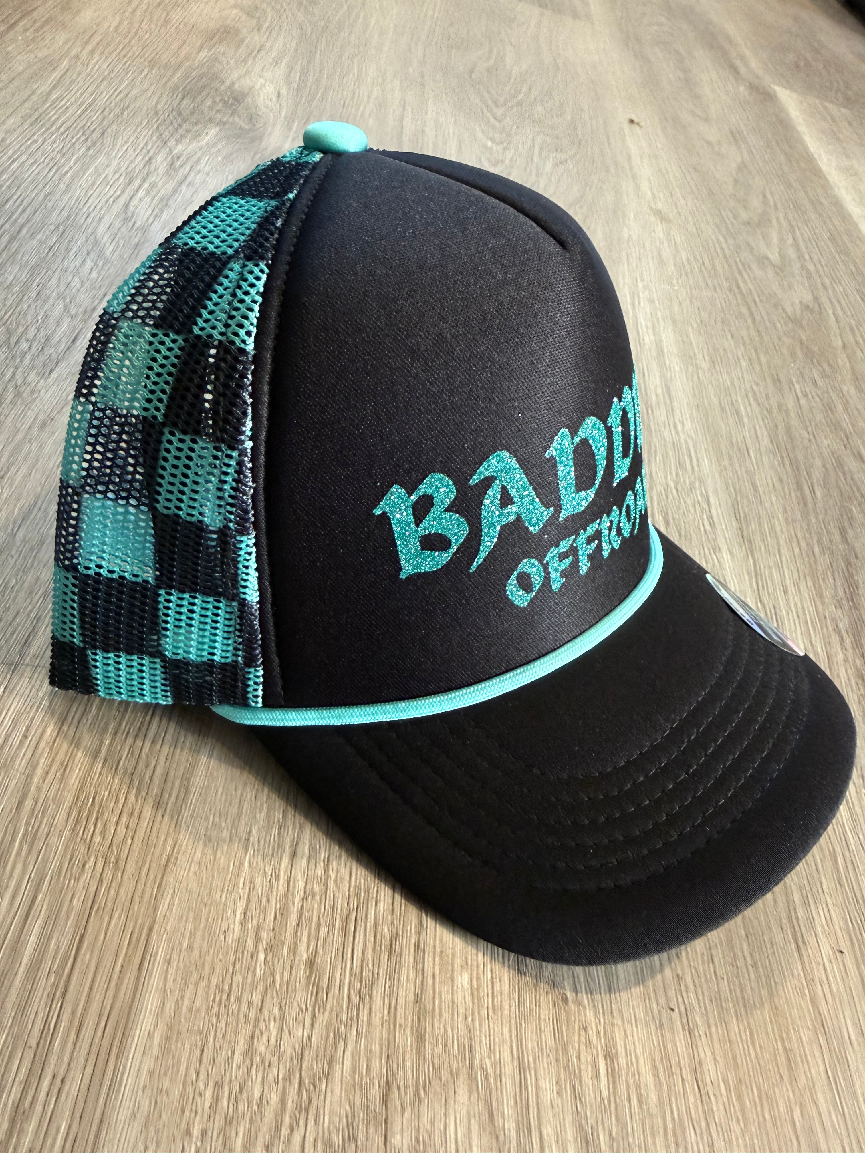 Baddiez Offroad Magna-Pony Checkered Hat