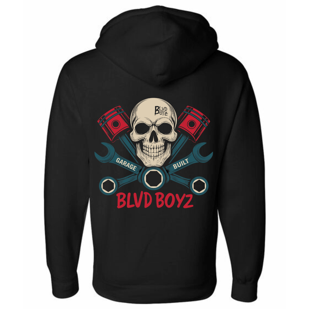Youth BLVD BOYZ Skull Hoodie