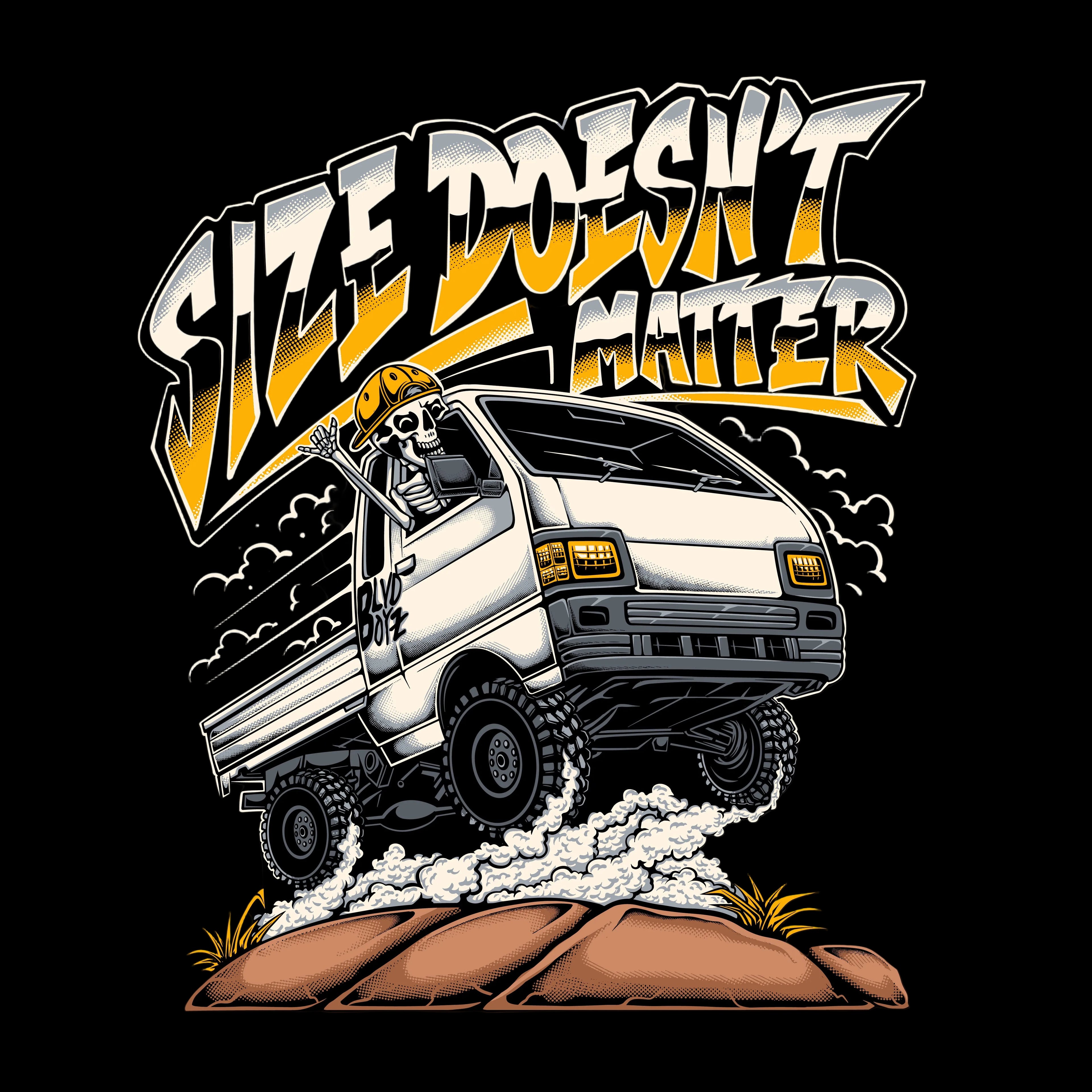 BOYZ Mini Truck Sticker