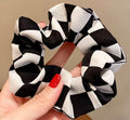 Baddiez Checkered Scrunchie